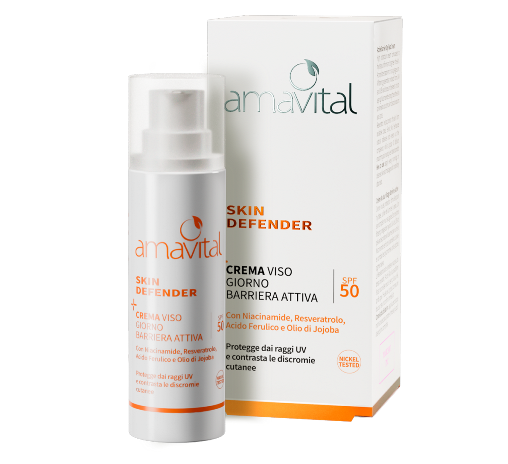 Amavital Skin Defender Crema Viso Spf50 Oficine Cleman